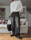 Rhodia Damage Sand Denim Pants