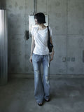 Bluven Damaged Bootcut Denim