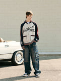 Multi Pocket Washing Denim Pants