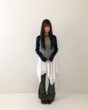 Been Color Matching Brushed Raglan T-shirt