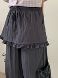 Lalabo Frill Summer Cargo Skirt Pants
