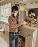 Crush Hair Round Crop Cardigan