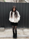 Anju Fur Collar Quilted Short Jacket