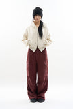 Soft set crop hoodie zip-up