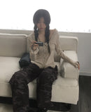 Hoko Lace Ribbed Cardigan