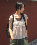 [Fake Layered] James Halter Layered Short Sleeve T-Shirt