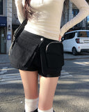 Cori Utility Pocket Wrap Skirt Pants
