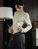 [ EEUN MADE ] Nora Slim V Tee