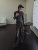 Cardis Laser Flare Denim Pants