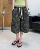 Sepi Washed Cargo Bermuda Pants