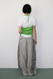 BUTTON HALTER KNIT TOP