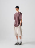 Slack One-Tuck Half Pants