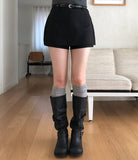 Teti Slit Layered Skirt-Pants