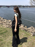 Runho Banding Back Pocket Bootcut Pants