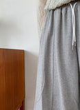 Lenna cut banding bermuda pants