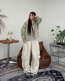 Davi Nylon Check Windbreaker