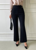 Wadia Boucle Semi Bootcut Slacks