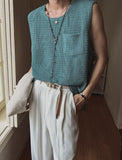 Poblin pocket knit vest