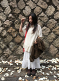 Dazney Lace Frill Long Skirt