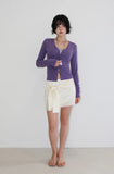 STRAP LACE MINI SKIRT