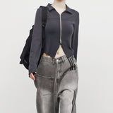 Simone Two Way incisional zip-up