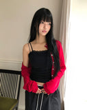 Yorin Lace Sleeveless Top with Built-in Cup