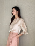 Wayling Pleated Banding Skirt Pants