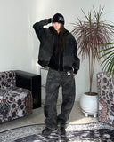 Salon Curved Camo Cotton Pants
