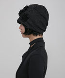 Ruffle Shirring Beanie