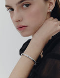 H-Link AB(W) Duo Line Pave Bangle