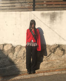 Aven Leopard Tiered Layered Wrap Skirt