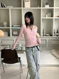 Washed Pocket Cargo Light Blue Long Wide Denim Pants