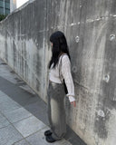 Renpi washed wide denim pants