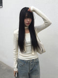 [Muffler Set] Niven Muffler One Off Slim Knit Set