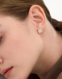 Penidor NEW Silver (Y) Earrings White Pearl