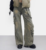 Tima Layered Strap Pocket Pants