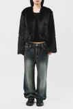 (W) Ann Fake Fur Jacket