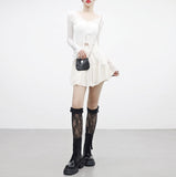 Micken lace knee socks