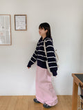 Muntove Color Cotton Wide Pants