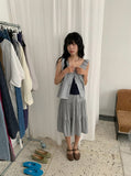 Tane Tiered Layered Midi Skirt