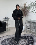 Eddie Cropped Suede Jacket