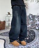 Deon Balloon Banding Denim Pants