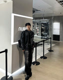 Black Up China Leather