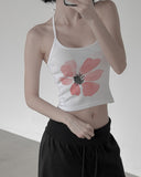 Anemone Print Halter Top