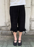 Harom Dot Capri Frill Banding Pants