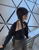 Toe sleeveless bolero set
