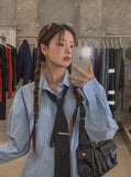 Thin Stripe Overfit Shirt
