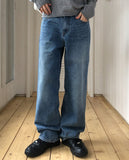 Kaniz Washed Wide Denim Pants