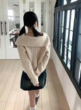 Mlet Cable Classic Sailor Knit Cardigan