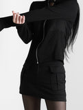 Hidden Cotton Cargo Skirt